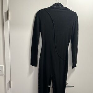 Naked Wardrobe One piece long sleeve body suit